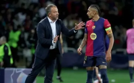 رافينيا: علاقتي بمدرب برشلونة «فليك» هي الأهم في مسيرتي الكروية