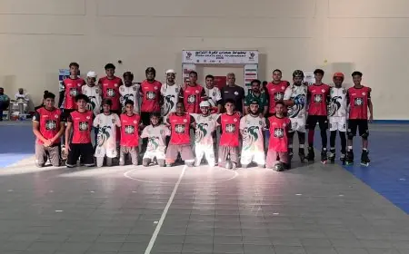 منتخب مصر للاسكيت بول يتوج بلقب بطولة كأس عمان الدولية للتزلج