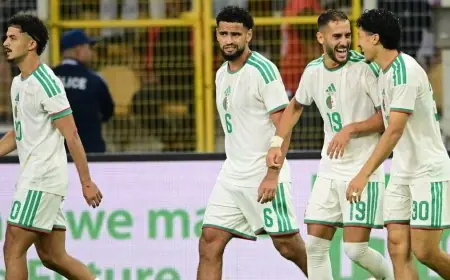 الجزائر تفتتح تصفيات كأس أمم إفريقيا بفوز مثير على زامبيا بثلاثة أهداف