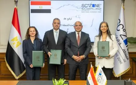 توقيع عقد مشروع نافذ مصر في ميناء السخنة باستثمارات تفوق مليار جنيه