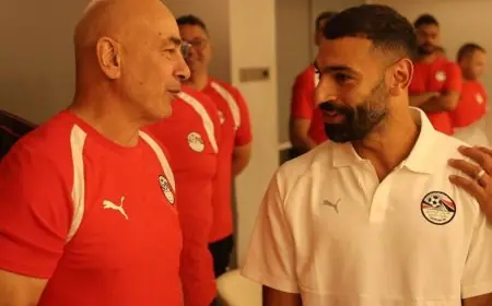 رحيل محمد صلاح من معسكر منتخب مصر بعد التعادل مع أنجولا