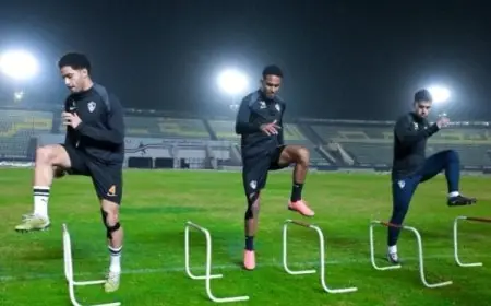 الزمالك يقلل العبء البدني على اللاعبين قبل مباراة مودرن سبورت الودية