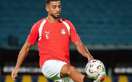 إصابة محمد عبد المنعم تبعده عن معسكر منتخب مصر في مواجهة جنوب السودان بسبب حالة الملعب