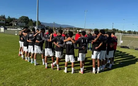 هزيمة منتخب الناشئين أمام إنجلترا في بطولة الصداقة الدولية