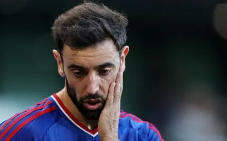 قلق في مانشستر بسبب غياب برونو فرنانديز عن تشكيلة البرتغال