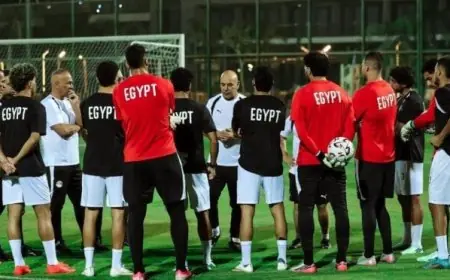 منتخب مصر يختتم تحضيراته لمواجهة جنوب السودان وعودة مروان عطية