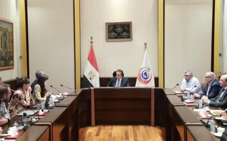 وزير الصحة يناقش تقدم مستشفى هليوبوليس الجديدة مع ممثلي سان دوناتو الإيطالية وGKSD وإيني