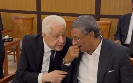 مرتضى منصور يطلب الجلوس بجوار مصطفى يونس في عزاء المستشار أحمد الزند – «فيديو»