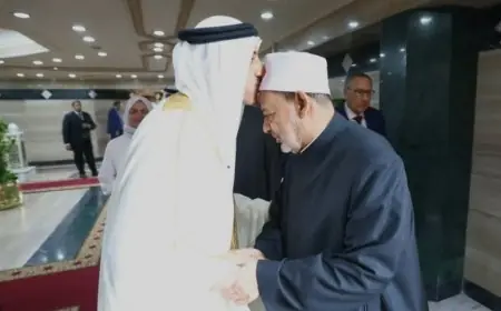 شيخ الأزهر يلتقي رئيس مركز الملك حمد العالمي لبحث تعزيز التعاون في التعايش السلمي