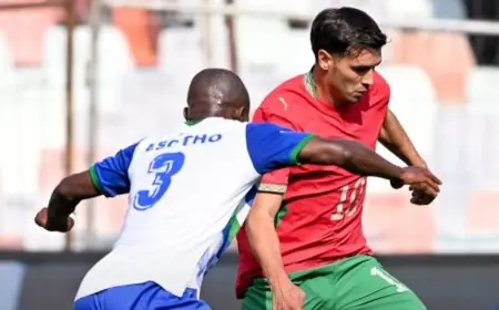 المغرب يتجاوز دفاعات ليسوتو بهدفين من دياز وأوناحي في مباراة مثيرة