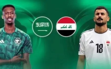 التشكيلة الرسمية لمباراة السعودية والعراق في كأس الخليج العربي