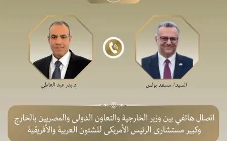 وزير الخارجية يناقش مع مستشار ترامب تطورات الأوضاع في المنطقة العربية