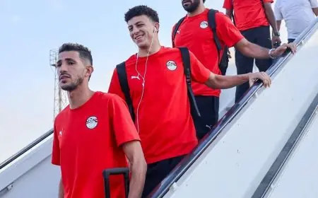 وصول بعثة منتخب مصر إلى مطار القاهرة واستعداد اللاعبين للتدريبات غدًا