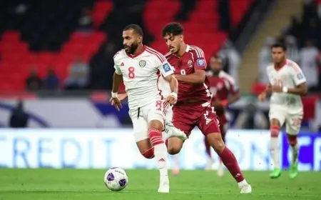 التشكيلة الرسمية لمباراة قطر والإمارات في كأس الخليج