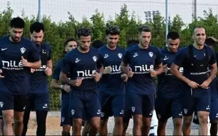نجوم الزمالك يعودون للتدريبات بعد انتهاء معسكر المنتخب الأولمبي