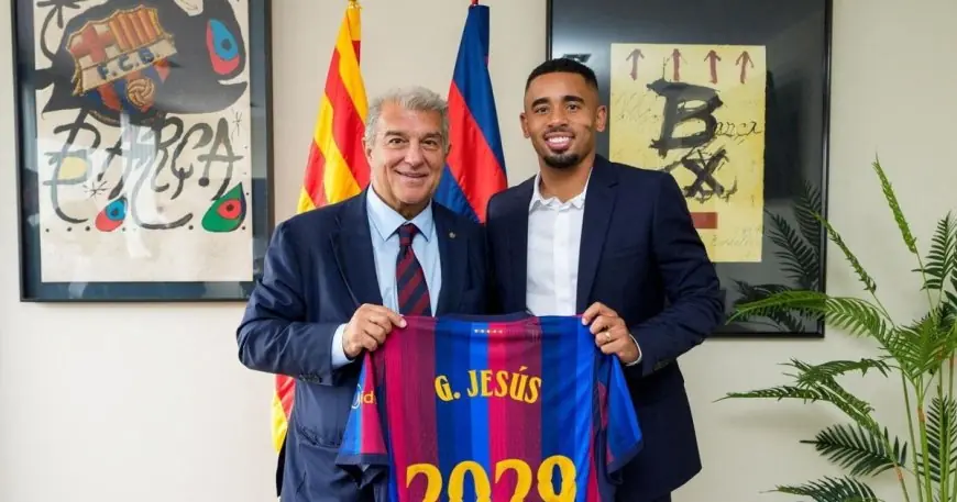 في 15 دقيقة فقط كيف أنقذ برشلونة تسجيل غابرييل جيسوس