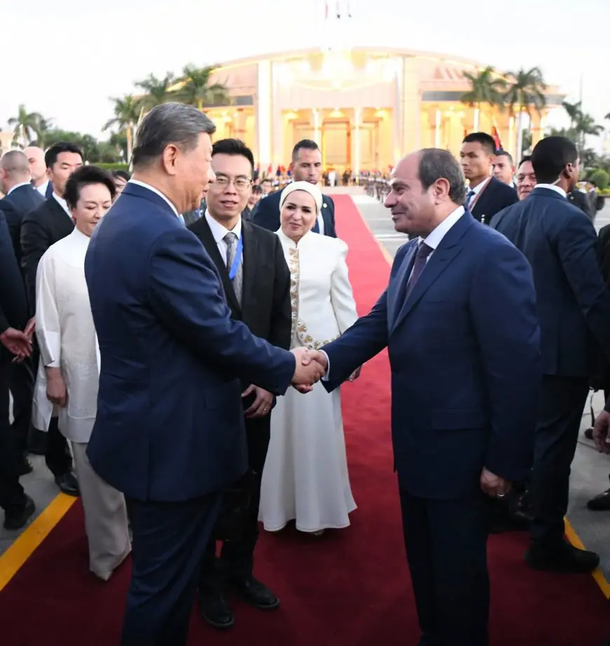 ملخص زيارة الرئيس الصيني لمصر يقدمه متحدث الرئاسة المصرية