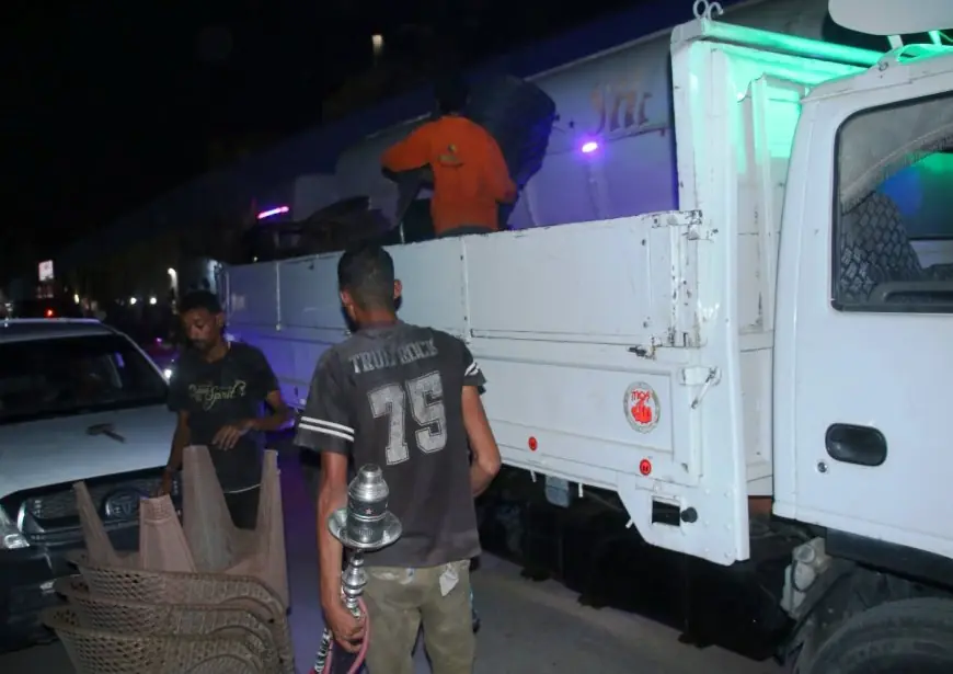 عملية مكبرة في أسوان تزيل 20 حالة إشغال وتضبط 26 شخصًا من جنسيات غير مصرية