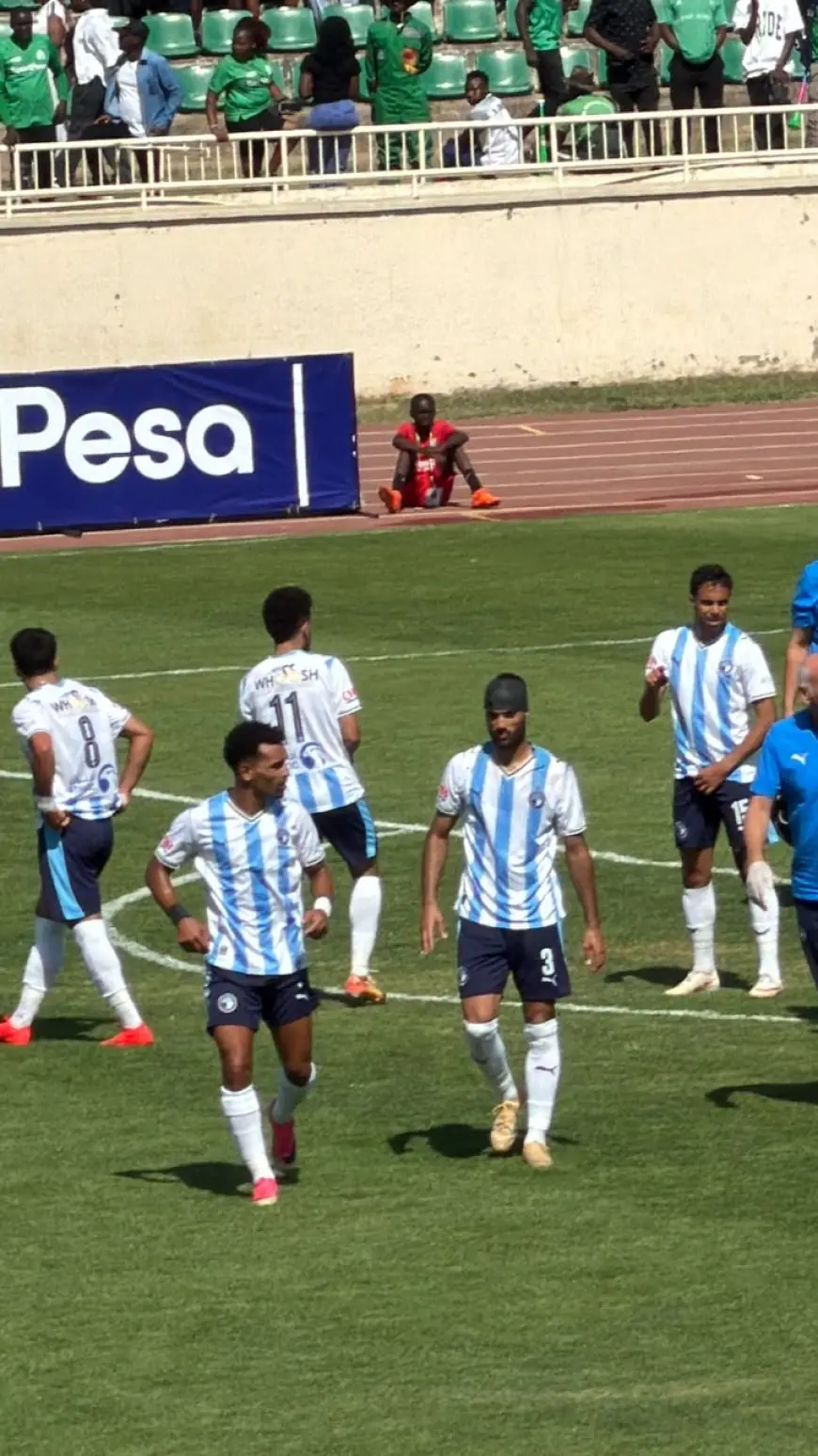 إصابة خطيرة لمحمود مرعي مدافع بيراميدز أمام جورماهيا: 8 غرز وجروح قطعية في الرأس