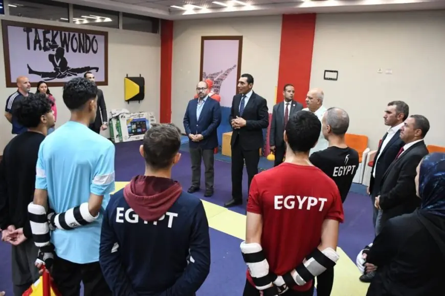 وزير الرياضة يزور المركز الأولمبي لمتابعة الاستعدادات وتجهيزات الفرق والمنتخبات