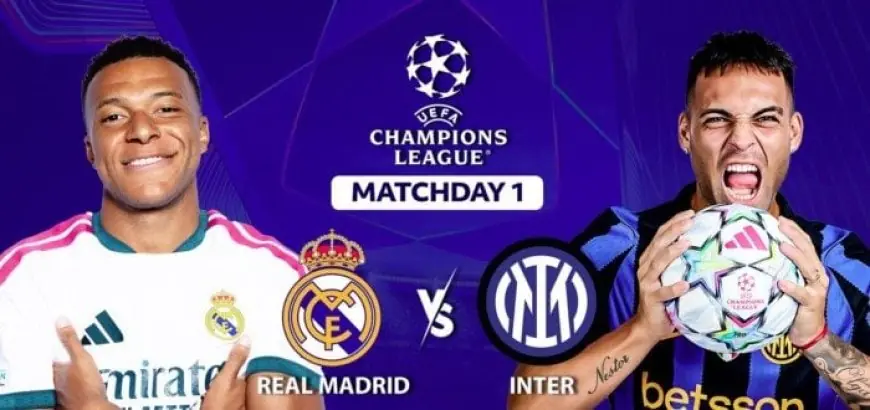 موعد مباراة ريال مدريد وإنتر ميلان والقنوات الناقلة في دوري أبطال أوروبا