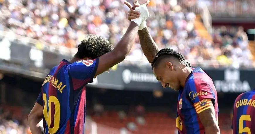 هجوم برشلونة يتصدر أوروبا بلا منازع