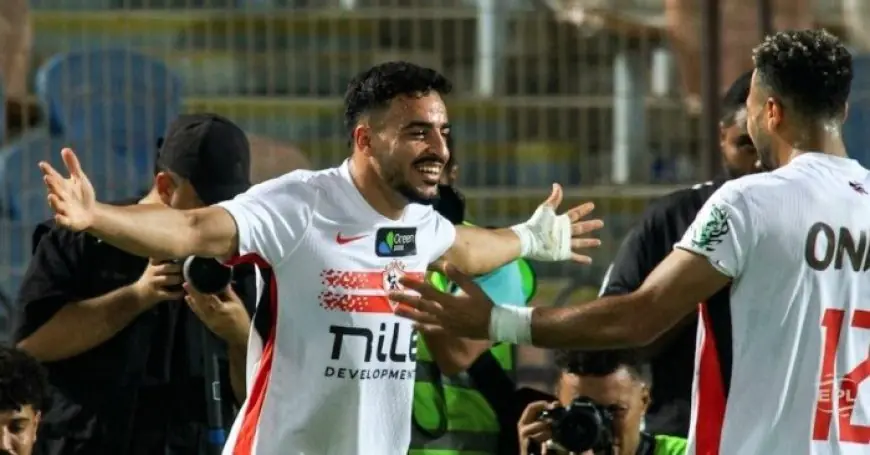 الزمالك ينهي الشوط الأول متفوقًا بهدف على أبو قير للأسمدة في الدوري الممتاز | «فيديو»