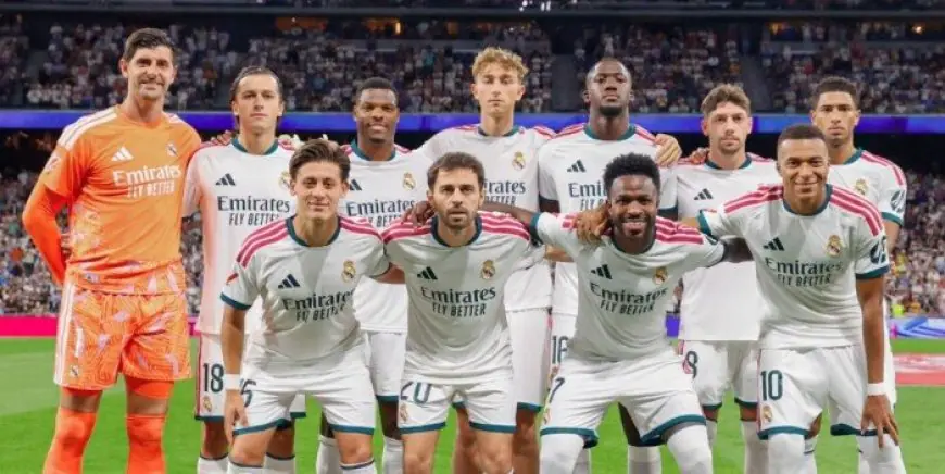 تشكيلة ريال مدريد لمواجهة إنتر ميلان في دوري أبطال أوروبا.. «مبابي» يقود خط الهجوم