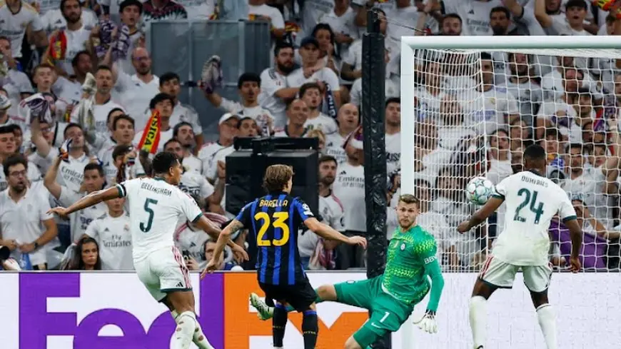 فوز ريال مدريد على إنتر ميلان يمنحه أول 3 نقاط في دوري أبطال أوروبا