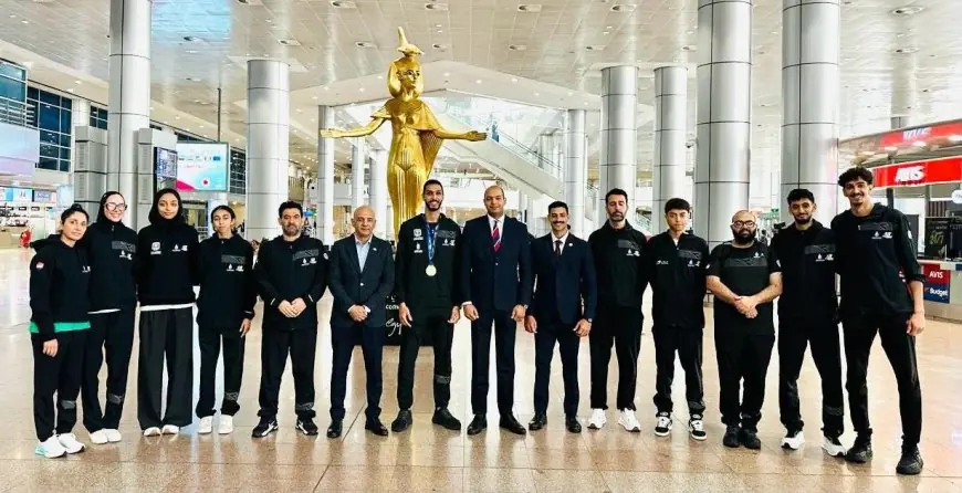 استقبل حافل لبعثة منتخب التايكوندو بعد إنجاز تاريخي في بطولة الجائزة الكبرى