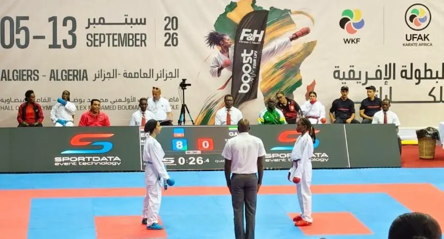 منتخب الكاراتيه يحصد 4 ميداليات في البطولة الأفريقية في الجزائر