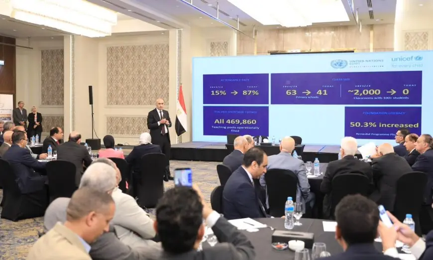 محمد عبد اللطيف يعلن: تحسين أوضاع المعلمين وتأهيلهم بأقصى إمكانيات الدولة