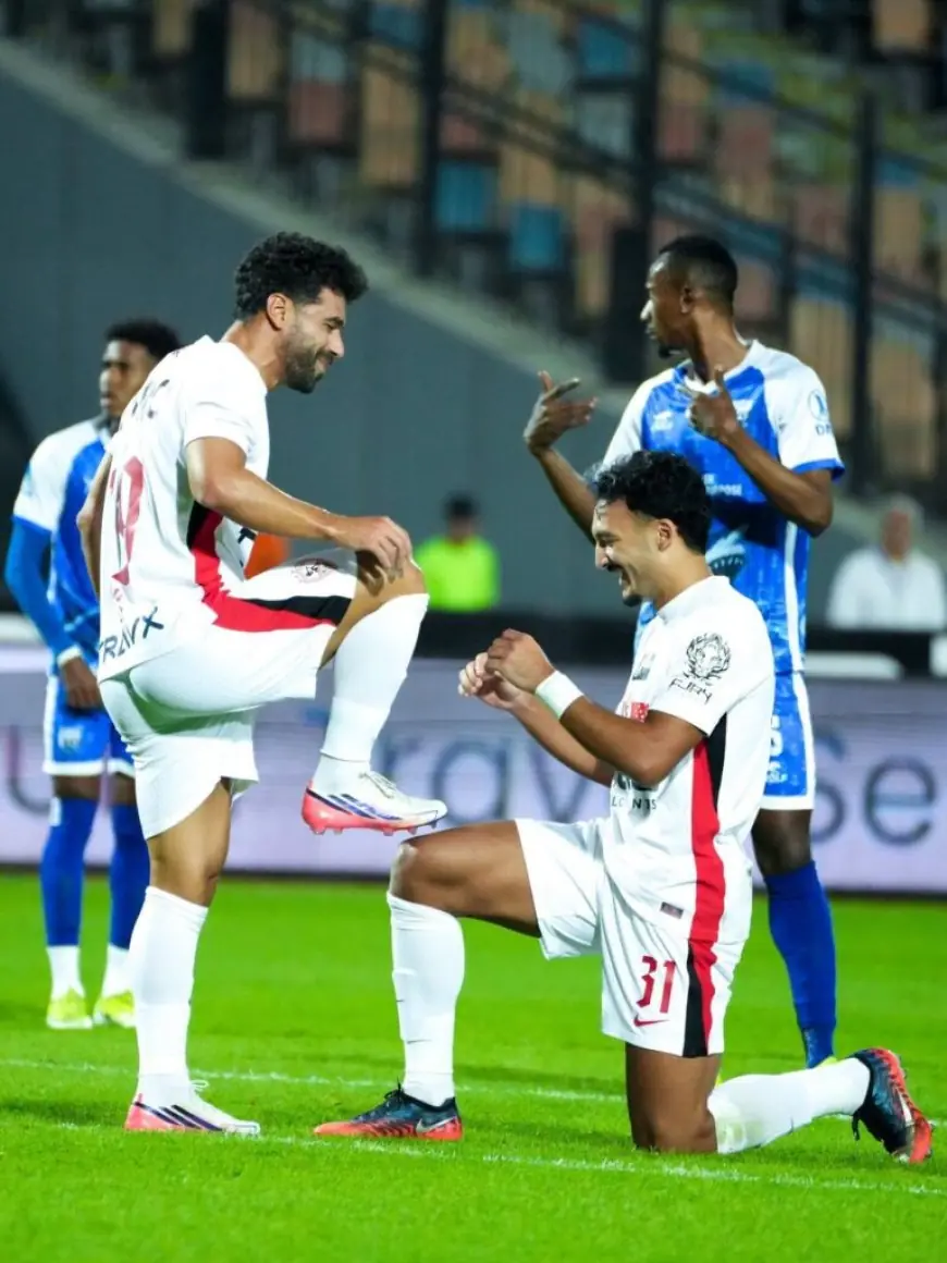 عبد الله السعيد يتألق بهاتريك ويقود الزمالك لتصدر بثلاثية مذهلة على إيه إس بورت في الشوط الأول