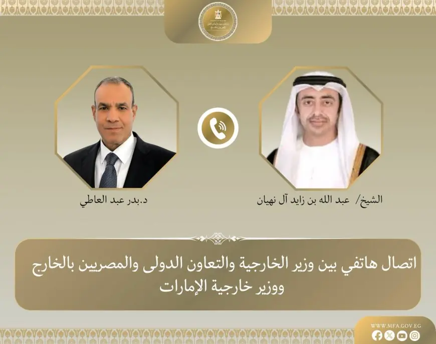 مباحثات هامة بين وزيري خارجية مصر والإمارات حول التطورات الإقليمية