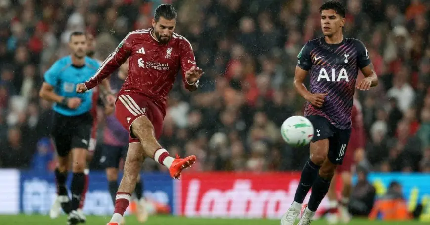 ليفربول ينتصر على توتنهام في الكأس وتسديدة سوبوسلاي تبهر الجميع