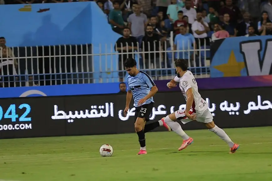 الزمالك يتغلب على غزل المحلة بهدف نظيف ويتصدر الدوري المصري بالصور