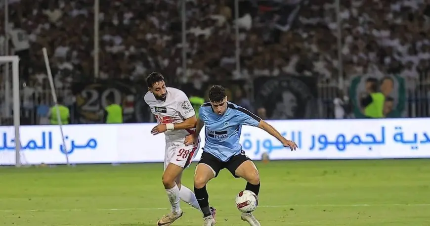 الزمالك يتفوق على المحلة بهدف أحمد شريف من ركلة جزاء