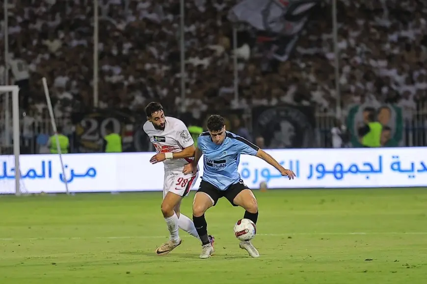الزمالك يتفوق على غزل المحلة بهدف أحمد شريف من ركلة جزاء