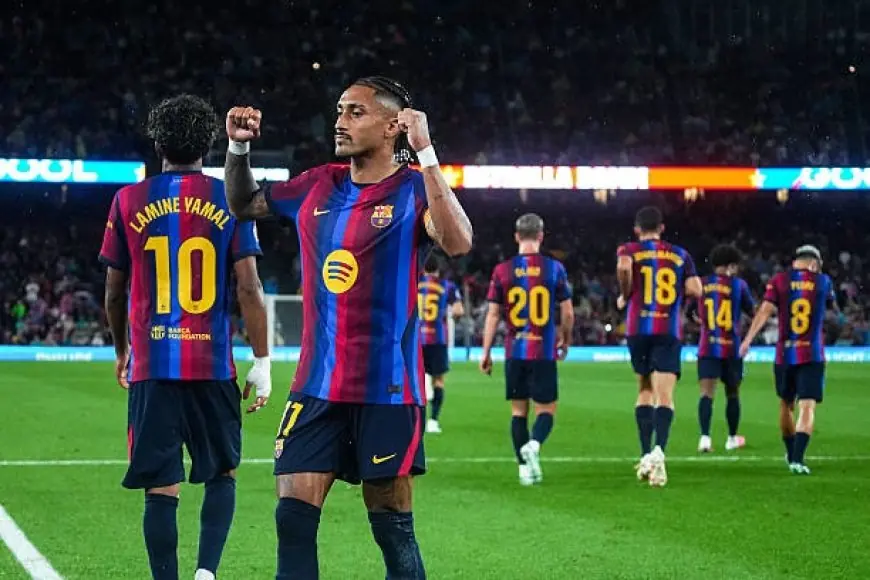 برشلونة يهيمن على سانتاندير بسبعة أهداف ويعزز صدارته للدوري الإسباني
