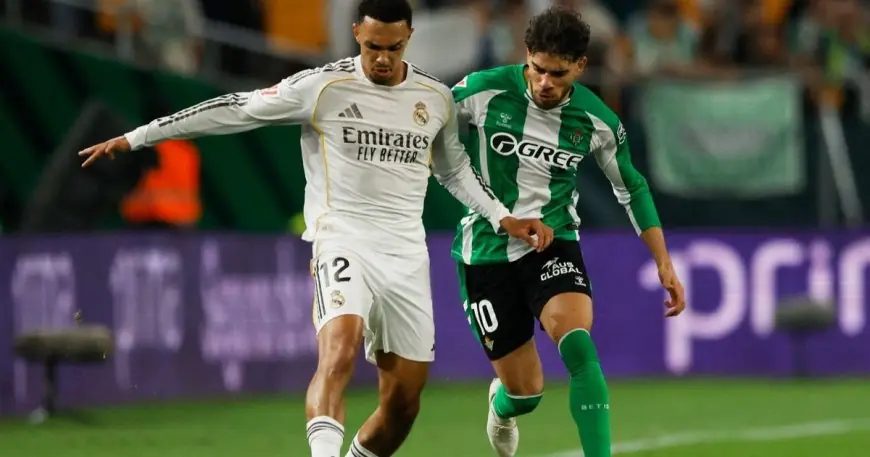 الزلزولي يسجل ويقود بيتيس للتعادل مع ريال مدريد في الدوري الإسباني