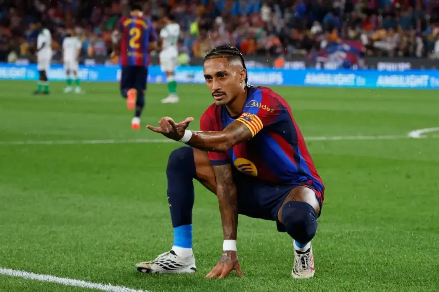 رافينيا يحطم الأرقام القياسية في الدوري الإسباني ويتجاوز إنجازات ميسي