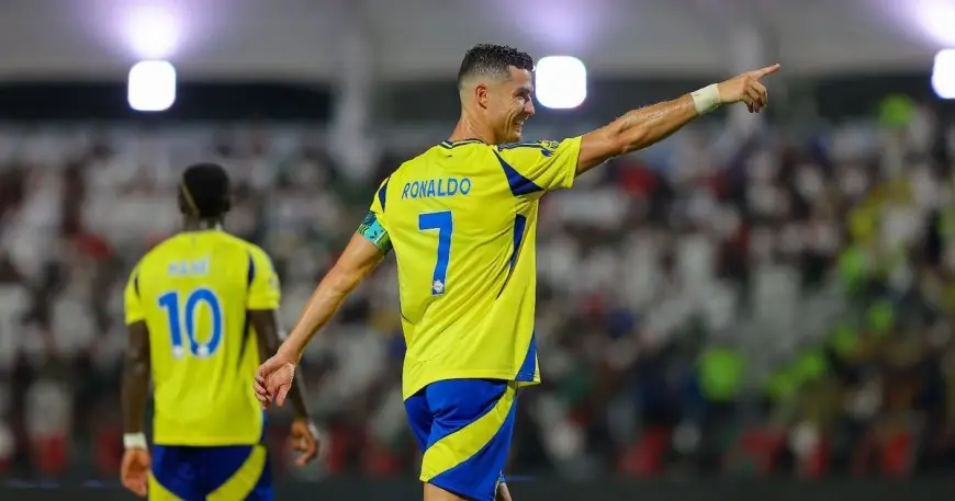 كريستيانو رونالدو يحتفل بتألق نجله بثنائية مذهلة مع النصر في مواجهة الأهلي