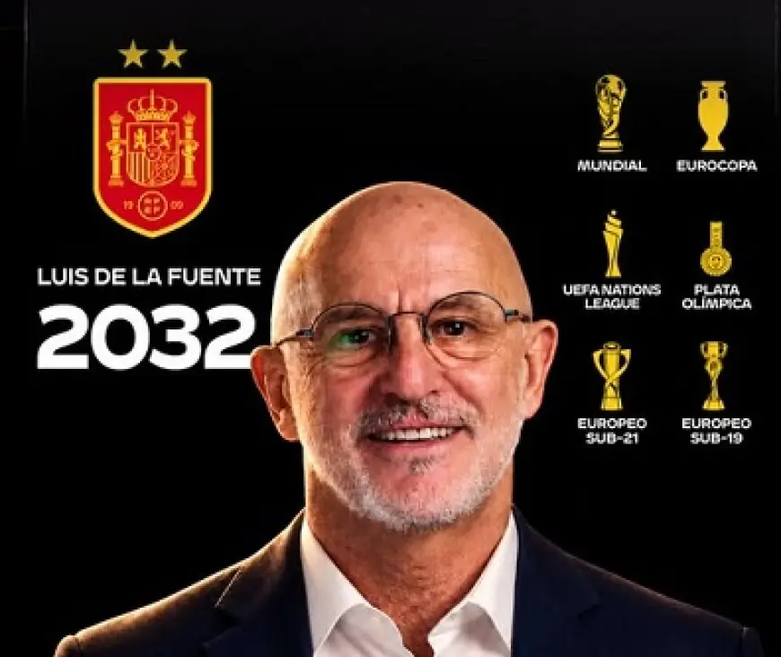 إسبانيا تمدد عقد لويس دي لا فوينتي حتى عام 2032 رسمياً