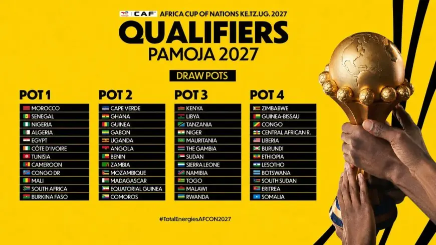 اكتشف مجموعات تصفيات كأس أمم أفريقيا 2027 قبل بدء الجولة الأولى