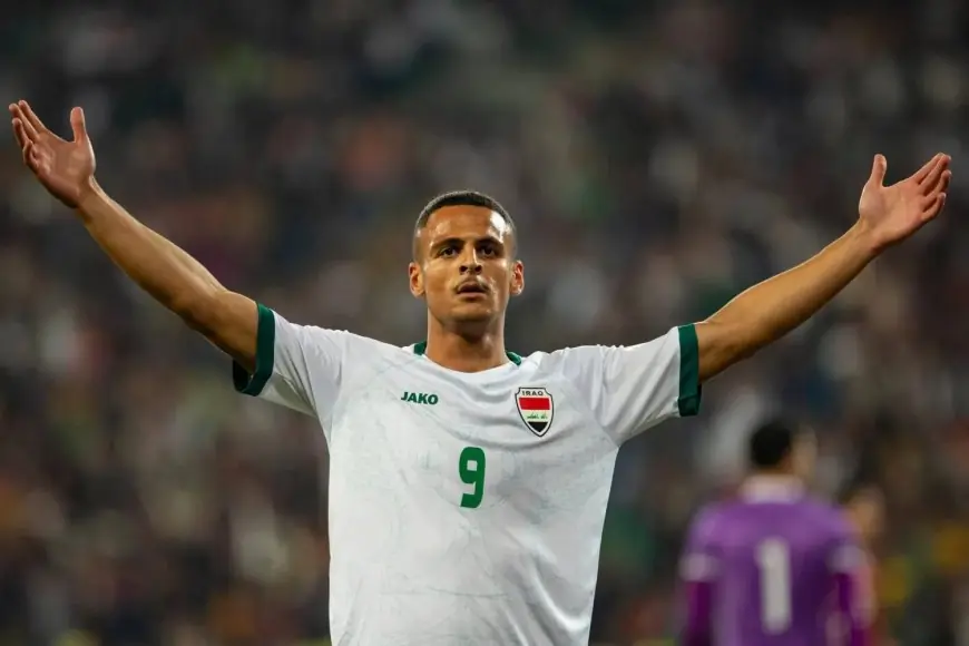 إصابة تبعد علي الحمادي عن منتخب العراق في كأس الخليج