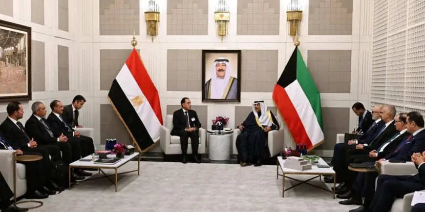 مدبولي يؤكد: أمن الكويت والخليج العربي أساسي للأمن القومي المصري
