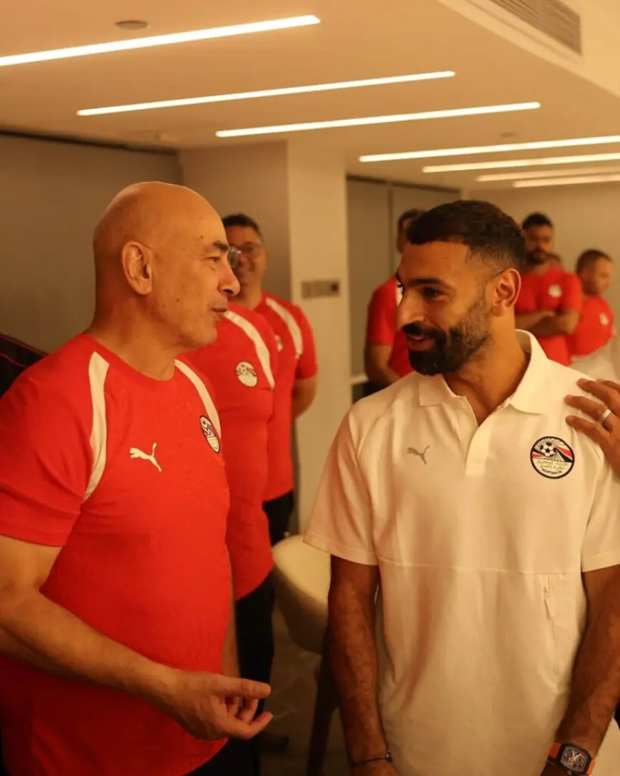 محمد صلاح يوجه رسالة مميزة لحسام حسن في احتفال تجديد تعاقده مع المنتخب