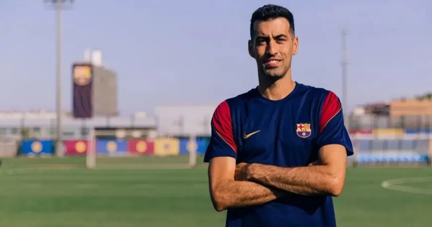 بوسكيتس يبدأ مشواره التدريبي من بوابة لا ماسيا الشهيرة