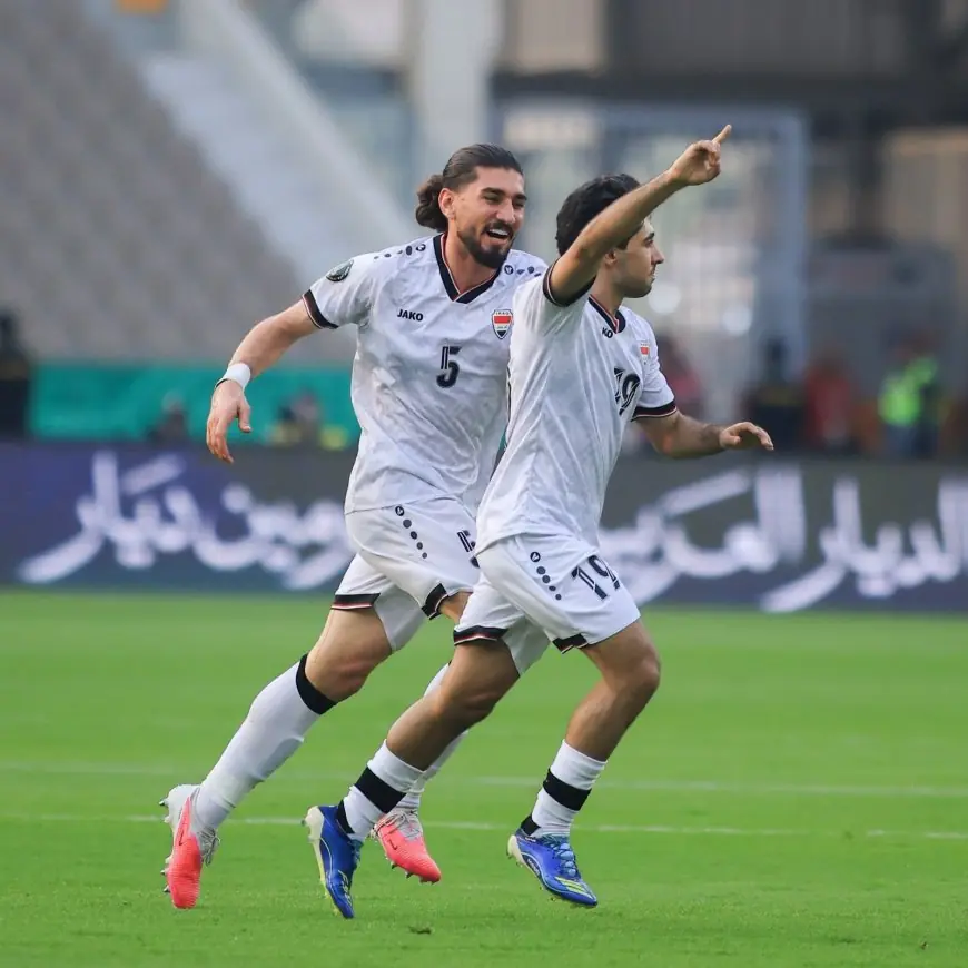 منتخب العراق يتفوق على عُمان في الشوط الأول بكأس الخليج بهدف رائع