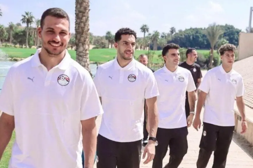 جولة للاعبي منتخب مصر في فندق الإقامة قبل مواجهة أنجولا «صور»